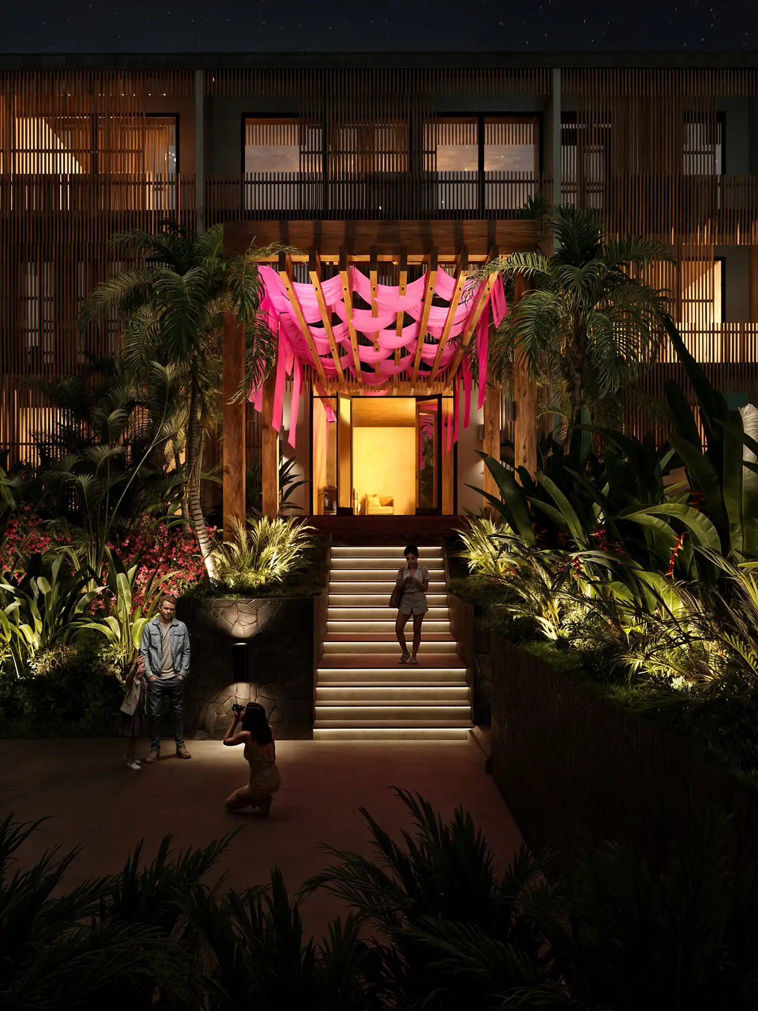 Night-facade